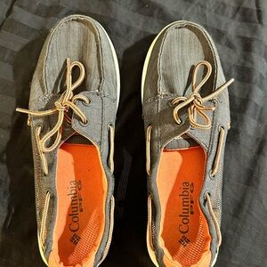 Columbia Delrag Orange and Grayish/Blue Casual water Shoes